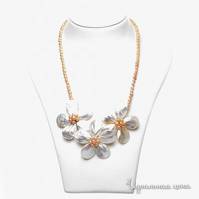 Колье Migura, цвет белый, розовый