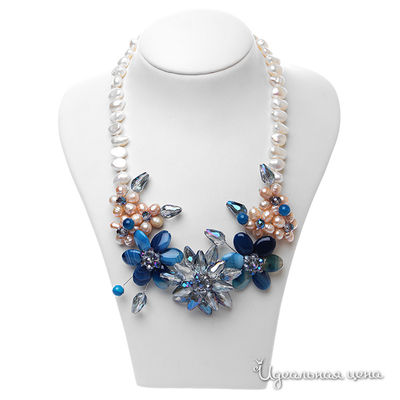 Колье Migura, цвет голубой,розовый,белый