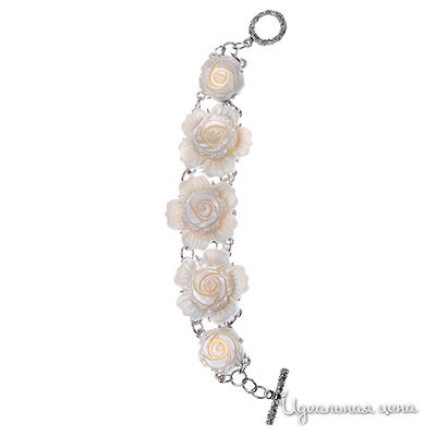 Браслет Migura, цвет серебряный, белый