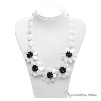 Колье Migura, цвет белый, черный