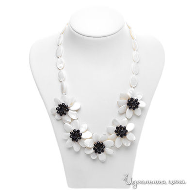 Колье Migura, цвет белый, черный