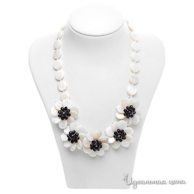 Колье Migura, цвет белый, черный