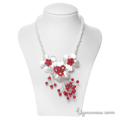 Колье Migura, цвет белый, красный