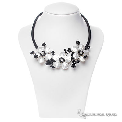 Колье Migura, цвет черный, белый