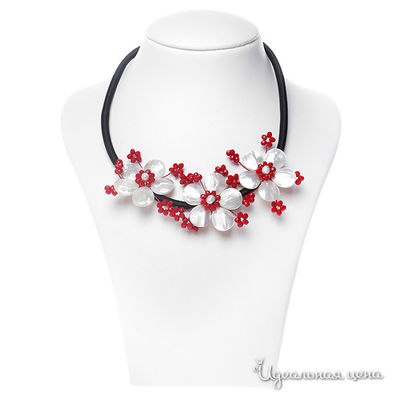 Колье Migura, цвет белый, красный