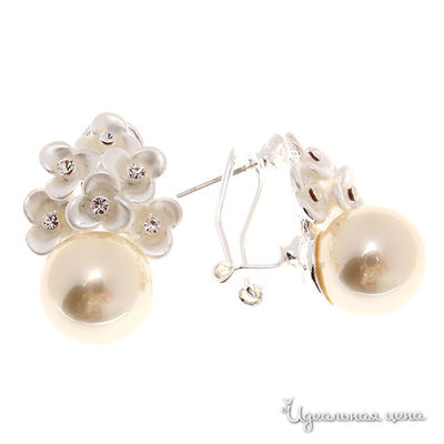 Серьги Migura, цвет белый, кремовый