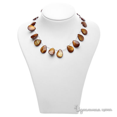 Бусы Migura, цвет коричневый