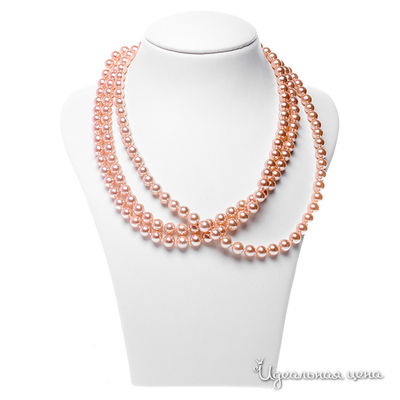 Бусы Migura, цвет персиковый