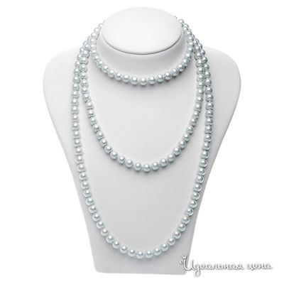 Бусы Migura, цвет серый