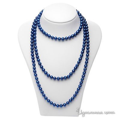 Бусы Migura, цвет синий