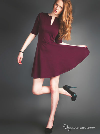 Платье Hi1, цвет бордовый