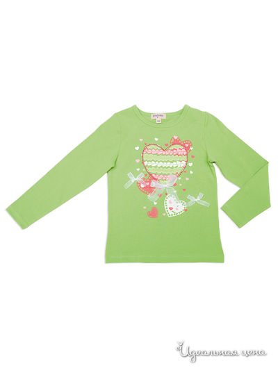 Лонгслив PlayToday, цвет салатовый