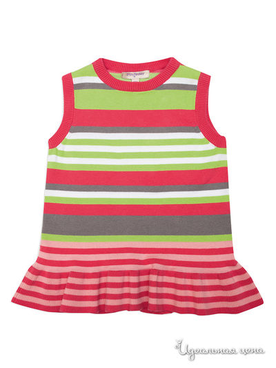 Жилет PlayToday, цвет коралловый, белый, розовый, салатовый, серый