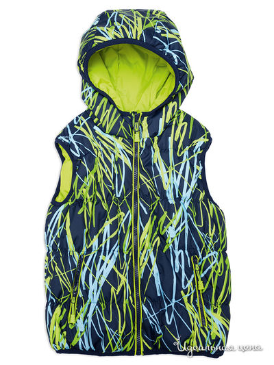 Жилет PlayToday, цвет синий, салатовый, голубой