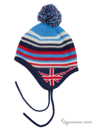 Шапка PlayToday, цвет голубой, серый, синий, красный