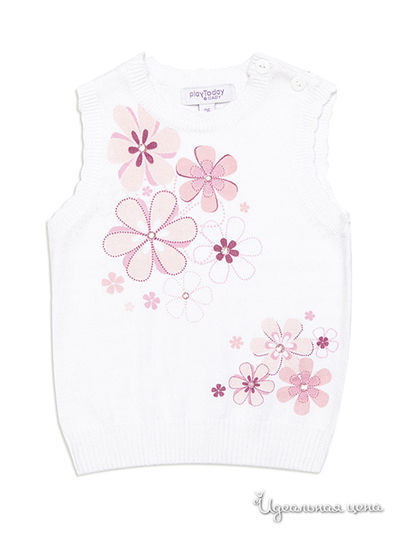 Жилет PlayToday, цвет белый