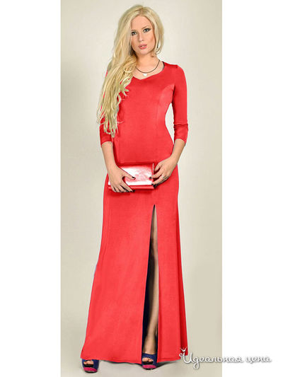 Платье La Cafe, цвет коралловый