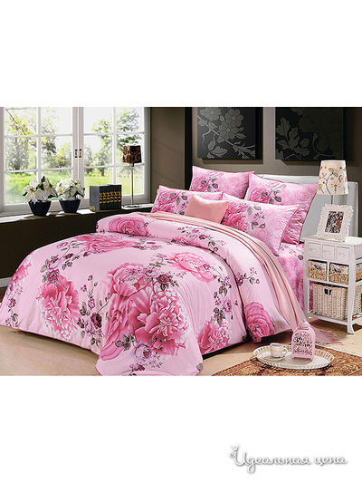 Комплект постельного белья 1.5-спальный Kazanov.A., цвет розовый