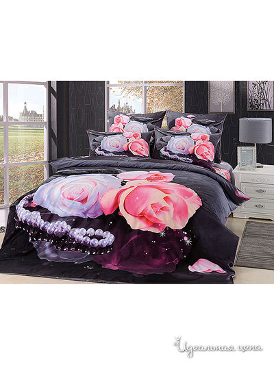 Комплект постельного белья Евро Kazanov.A., цвет бежевый, коричневый