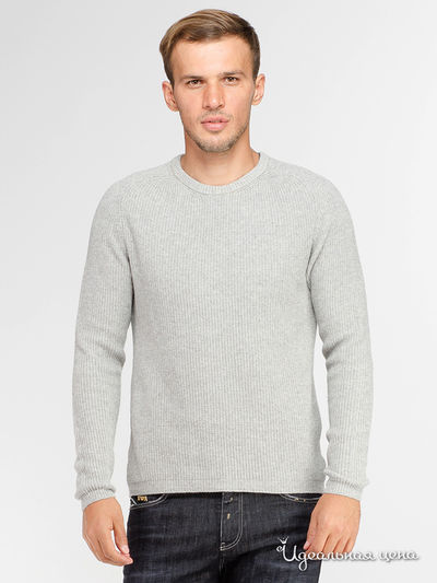 Пуловер Armani Jeans, цвет серый