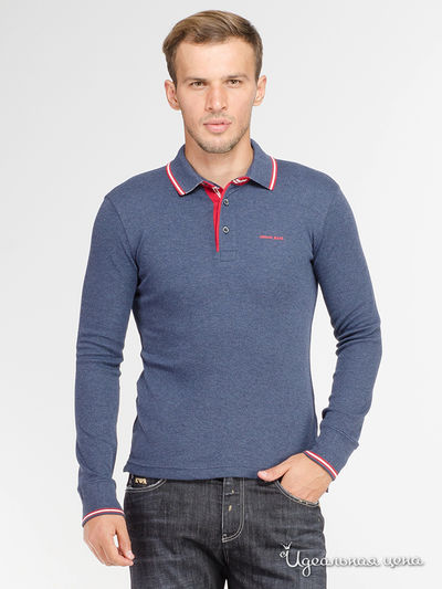 Поло Armani Jeans, цвет темно-синий