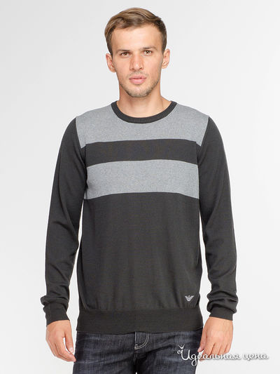 Пуловер Emporio Armani, цвет серый