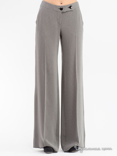 Брюки Emporio Armani, цвет черный, серый