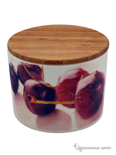 Банка для сыпучих продуктов, 0,65л Regent, цвет красный