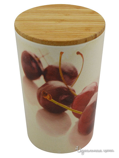 Банка для сыпучих продуктов, 1,4 л Regent, цвет красный