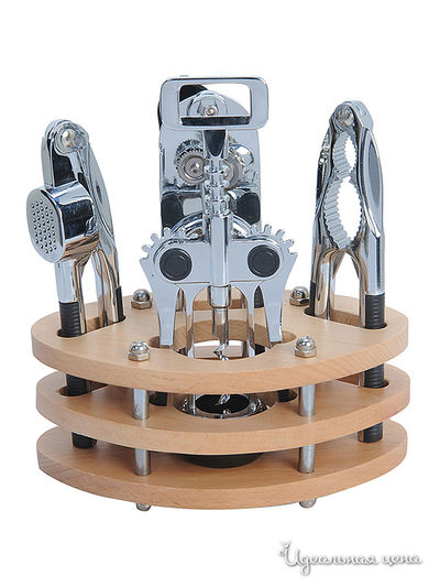 Набор кухонных принадлежностей, 5 предметов Regent, цвет металл