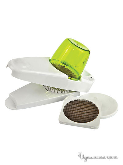 Многофункциональная овощерезка Regent, цвет белый, салатовый