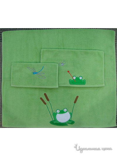 Полотенце 50x90 см Непоседа, цвет зеленый