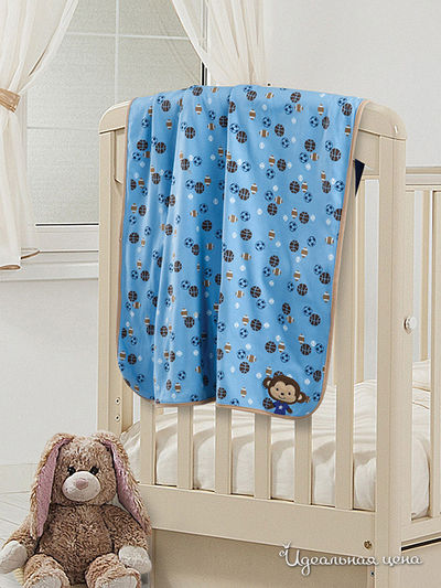 Плед 80x110 см Любимый дом, цвет синий