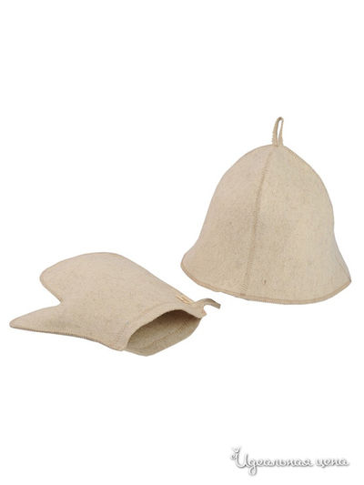 Рукавица для сауны Моя Баня, цвет бежевый