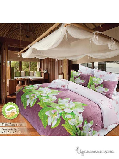 Комплект постельного белья 1,5-спальный Романтика