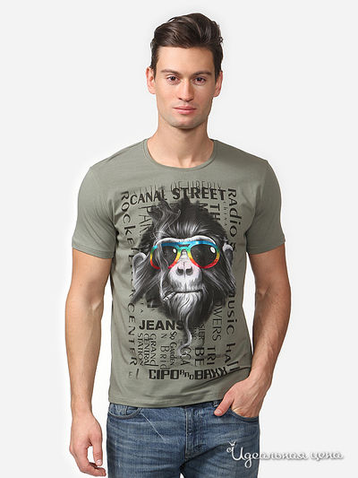 Футболка Cipo & Baxx, цвет хаки