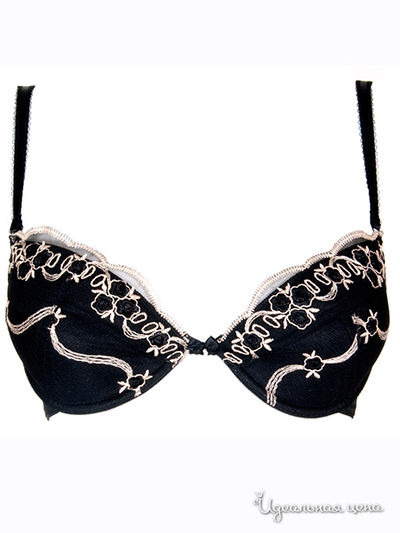 Бюстгальтер пуш-ап V.I.P.A, цвет черный, бежевый