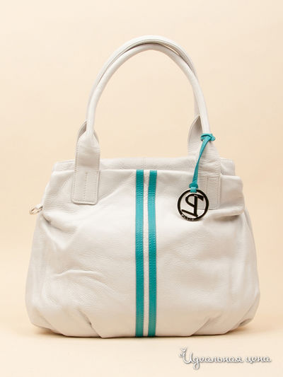 Сумка Palio, цвет белый, бирюзовый
