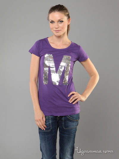 Футболка Oushaqi, цвет фиолетовый