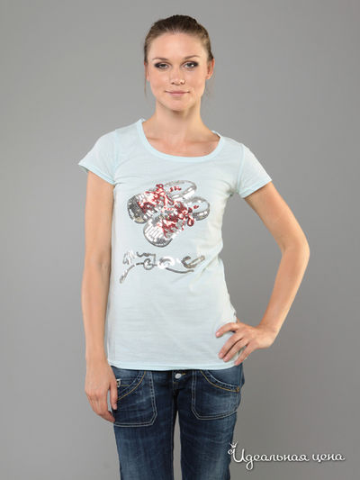 Футболка Oushaqi, цвет бирюзовый