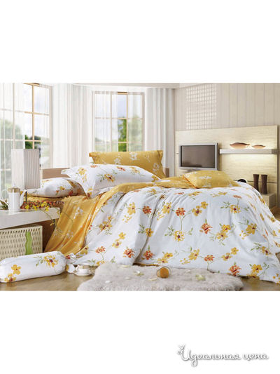 Комплект постельного белья, евро Valtery, цвет мультиколор