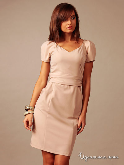 Платье Vera Fashion, цвет бежевый