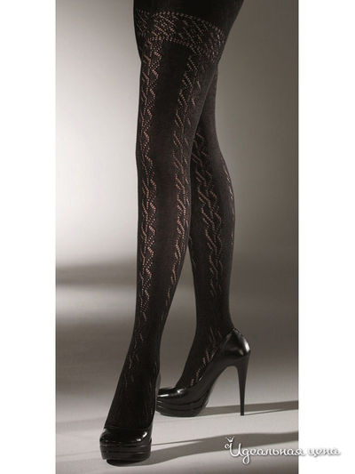 Колготки фантазийные Vogue, цвет черный
