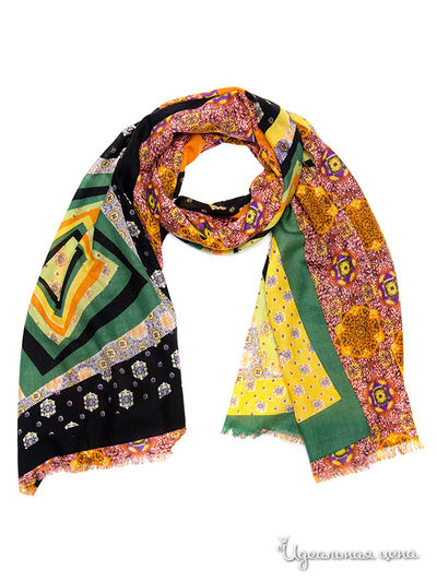 Палантин, 70*190 см Moltini, цвет терракотовый