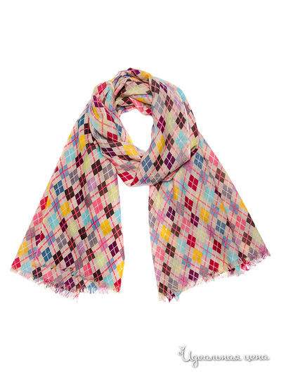 Палантин, 70x180 см Moltini, цвет коралловый