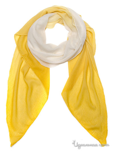 Палантин, 150x100 см Moltini, цвет желтый