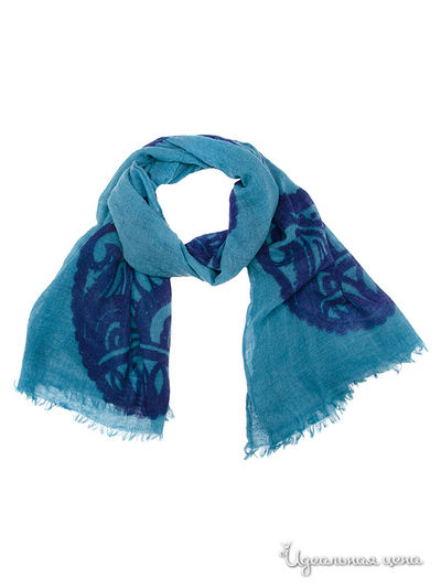 Палантин, 70*200 см Moltini, цвет бирюзовый