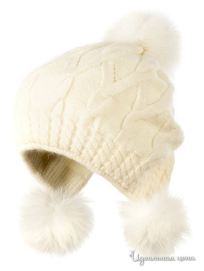 Шапка Moltini, цвет молочный