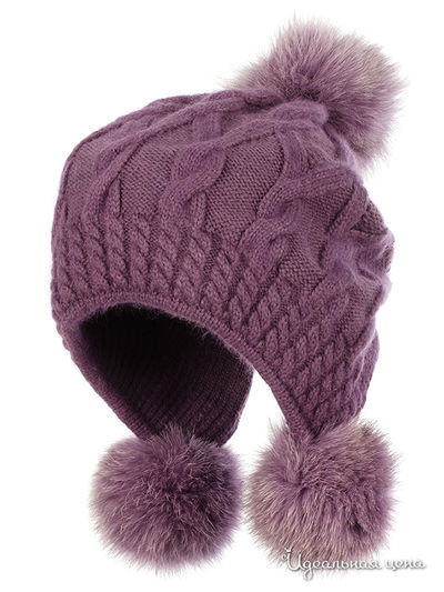 Шапка Moltini, цвет сиреневый