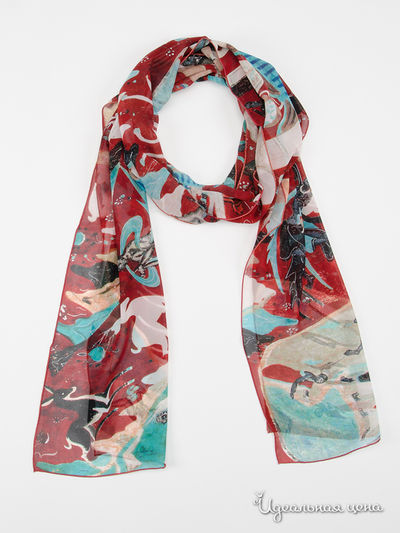 Шарф, 360*40 см Moltini, цвет коричневый